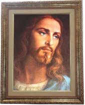 Quadro Da Face De Jesus Cristo, Mod.05, Med.53x43cm. Angelus