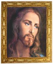 Quadro da Face De Jesus Cristo, Mod.05, Tam.30X25cm. Angelus