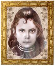 Quadro Da Menina Izildinha, Mod. 02, Tam. 30x25cm. Angelus