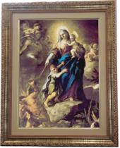 Quadro Da N. Sra. Da Defesa, Mod. 01, Tam. 53x43cm. Angelus