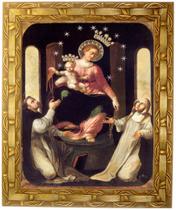 Quadro da N. Sra. Da Pompeia, Mod. 03, Tam. 30X25cm. Angelus