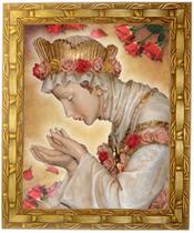 Quadro Da N. Sra. Da Salete, Mod. 04, Tam. 30x25cm. Angelus