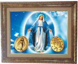 Quadro Da N. Sra. Das Graças, Mod. 02, Tam. 53x43cm. Angelus