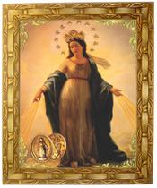 Quadro Da N. Sra. Das Graças, Mod. 04, Tam. 30x25cm. Angelus