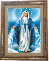 Quadro Da N. Sra. Das Graças, Mod. 05, Tam. 53x43cm. Angelus