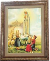 Quadro Da N. Sra. De Fátima, Mod. 01, Tam. 53x43cm. Angelus Quadro Da N. Sra. De Fátima, Mod. 01, Tam. 53x43cm. Angelus