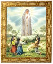 Quadro Da N. Sra. De Fátima, Mod. 02, Tam. 30x25cm. Angelus Quadro Da N. Sra. De Fátima, Mod. 02, Tam. 30x25cm. Angelus