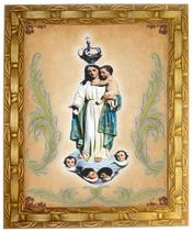 Quadro Da N. Sra. Do Amparo, Mod. 01, Tam. 30x25cm. Angelus