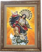 Quadro Da N. Sra. Do Apocalipse, Mod. 01, Tam. 53x43cm. Angelus