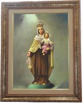 Quadro Da N. Sra. Do Carmo, Mod. 04, Tam. 53x43cm. Angelus