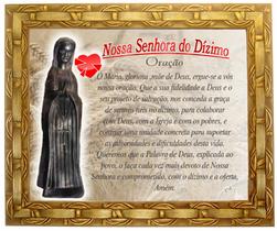 Quadro Da N. Sra. Do Dízimo, Mod. 01, Tam. 30x2cm. Angelus