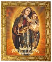 Quadro Da N. Sra. Do Rosário, Mod. 01, Tam. 30x25cm. Angelus