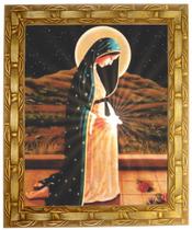 Quadro Da N. Sra. Grávida, Mod. 01, Tam. 30x25cm. Angelus