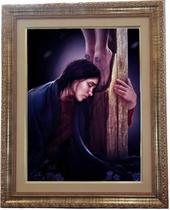 Quadro Da Nossa Senhora aos Pés da Cruz, Mod. 02, Tam. 53x43cm. Angelus Quadro Da Nossa Senhora aos Pés da Cruz, Mod. 02, Tam. 53x43cm. Angelus