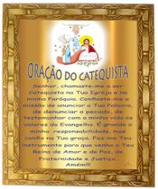 Quadro Da Oração da Catequista, Mod.01, Tam.30x25cm. Angelus Quadro Da Oração da Catequista, Mod.01, Tam.30x25cm. Angelus