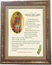 Quadro Da Oração de santo Expedito, Mod.01 53x43cm. Angelus