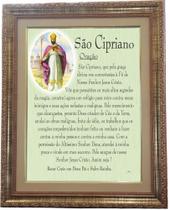 Quadro Da Oração De São Cipriano, Mod. 01, 53x43cm. Angelus