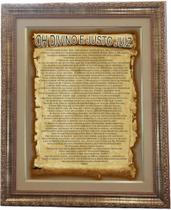 Quadro Da Oração Divino E Justo Juiz, M.01, 53x43cm. Angelus Quadro Da Oração Divino E Justo Juiz, M.01, 53x43cm. Angelus