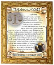 Quadro Da Oração Do Advogado, Mod. 01, Tam. 30x25cm. Angelus Quadro Da Oração Do Advogado, Mod. 01, Tam. 30x25cm. Angelus