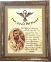 Quadro Da Oração Do Pai Nosso, Mod.01, Med. 53x43cm. Angelus