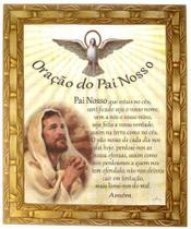 Quadro Da Oração Do Pai Nosso, Mod. 01, Tam.30x25cm. Angelus