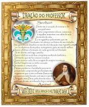 Quadro Da Oração Do Professor, Mod. 01, Tam.30x25cm. Angelus