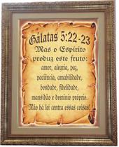 Quadro Da Oração Gálatas 5, 22a23 ,mod. 01, 53x43cm. Angelus Quadro Da Oração Gálatas 5, 22a23 ,mod. 01, 53x43cm. Angelus