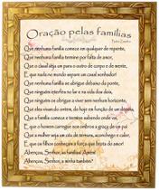 Quadro Da Oração Pelas Famílias, Mod. 01, 30x25cm. Angelus Quadro Da Oração Pelas Famílias, Mod. 01, 30x25cm. Angelus