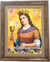 Quadro da Santa Bárbara, Mod. 01, Tam. 53x43cm. Angelus Quadro da Santa Bárbara, Mod. 01, Tam. 53x43cm. Angelus