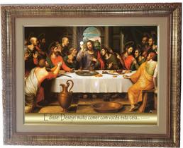 Quadro Da Santa Ceia, Mod. 03, Tam. 53x43cm. Angelus