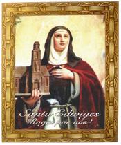 Quadro Da Santa Edwiges, Mod. 02, Tam.30x25cm. Angelus
