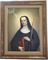 Quadro da Santa Escolástica, Mod. 01, Tam. 53x43cm. Angelus Quadro da Santa Escolástica, Mod. 01, Tam. 53x43cm. Angelus