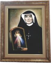 Quadro da Santa Faustina, Mod.02, Tam. 53x43cm. Angelus Quadro da Santa Faustina, Mod.02, Tam. 53x43cm. Angelus