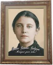 Quadro da Santa Gemma Galgani, Mod. 01, Tam.53x43cm. Angelus