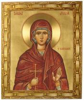 Quadro Da Santa Julia, Mod. 01, Tam.30x25cm. Angelus Quadro Da Santa Julia, Mod. 01, Tam.30x25cm. Angelus