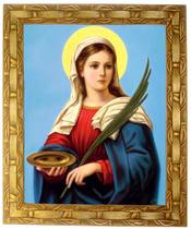 Quadro Da Santa Luzia, Mod. 03, Tam.30x25cm. Angelus Quadro Da Santa Luzia, Mod. 03, Tam.30x25cm. Angelus