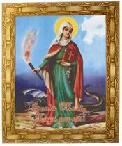 Quadro Da Santa Marta, Mod. 01, Tam. 30x25cm. Angelus