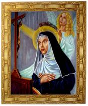 Quadro da Santa Rita de Cássia, Mod.01, Tam.30x25cm. Angelus Quadro da Santa Rita de Cássia, Mod.01, Tam.30x25cm. Angelus