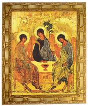 Quadro da Santíssima Trindade, Mod. 02, Tam.30x25cm. Angelus