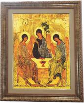 Quadro Da Santíssima Trindade, Mod. 02, Tam.53x43cm. Angelus Quadro Da Santíssima Trindade, Mod. 02, Tam.53x43cm. Angelus