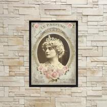 Quadro Dama Antiga Le Parfume 24x18cm