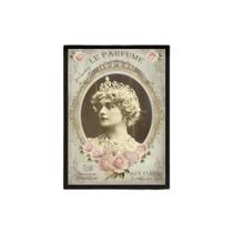 Quadro Dama Antiga Le Parfume 45X34Cm Moldura Preta