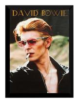 Quadro David Bowie Musica Foto Poster Moldurado