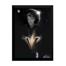 Quadro David Bowie Rock Arte Foto Moldura 42x29cm