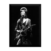 Quadro David Bowie Rock Foto Poster Moldurado