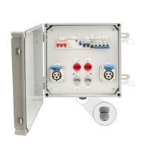 Quadro De 6 Tomadas Canteiro De Obra Cinza Robozinho Strahl