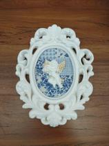Quadro de anjo oval