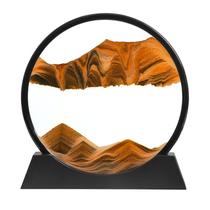 Quadro de arte em areia em movimento MXYATCJ 3D Deep Sea Landscape 30 cm