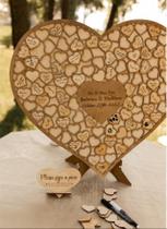 Quadro de Assinaturas Big Day - Lembrança Personalizada para Casamento