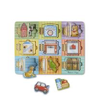 Quadro de Atividades Melissa & Doug Hide and Seek - Para Crianças a partir de 3 Anos